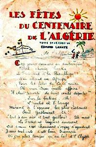 Oran et Algerie documents divers 1322